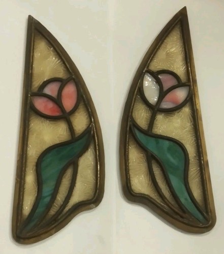 Paar jugendstil glasfenster - paar,
