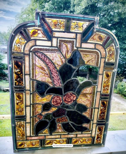 Jugendstil bleiglasfenster - jugendstil,