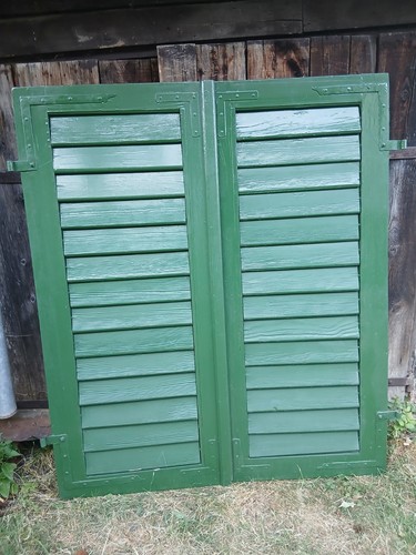 Paar fensterladen holz - fensterladen,