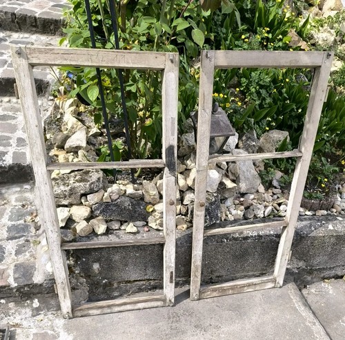 Altes holzfenster nur rahmen - altes,