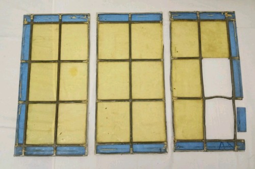 Historisches blei glas fenster - historisches, blei-glas