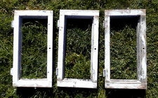 3 x Alter Fensterrahmen