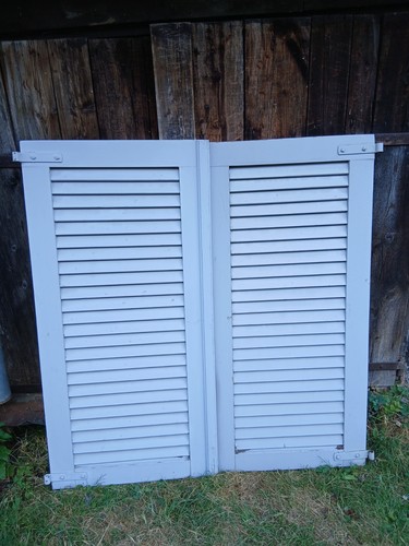 Paar fensterladen holz - fensterladen,