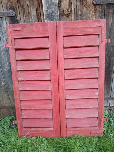 Paar fensterladen holz - 1,