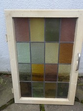 2 Bleiglasfenster bunt in