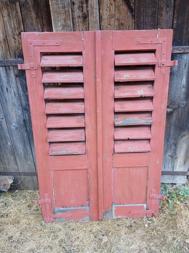 Paar fensterladen holz - paar,