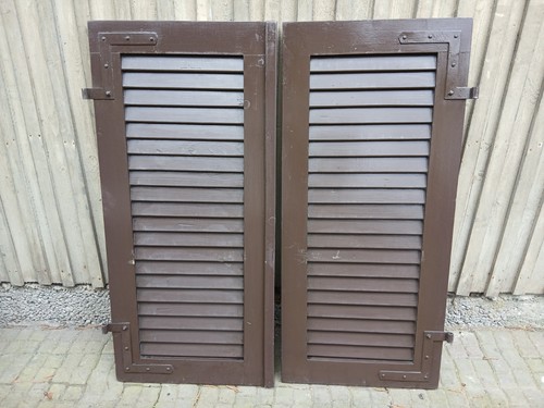 Paar fensterladen holz - 1,