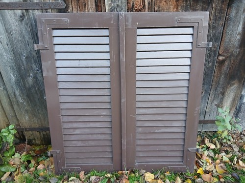 Paar fensterladen holz - holz,