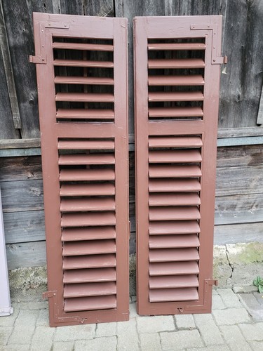 Paar fensterladen holz - paar,