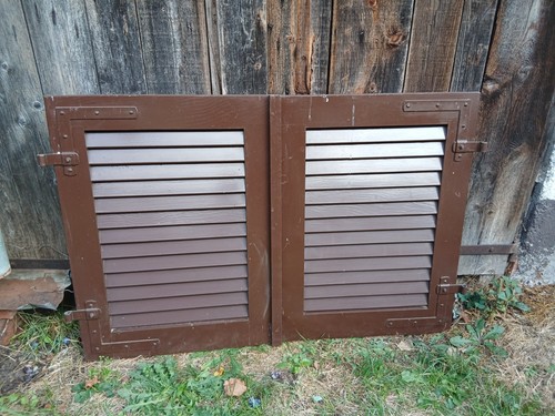 Paar fensterladen holz - fensterladen,